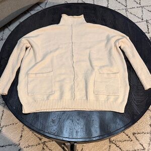 SHEIN Cream Knit Sweater